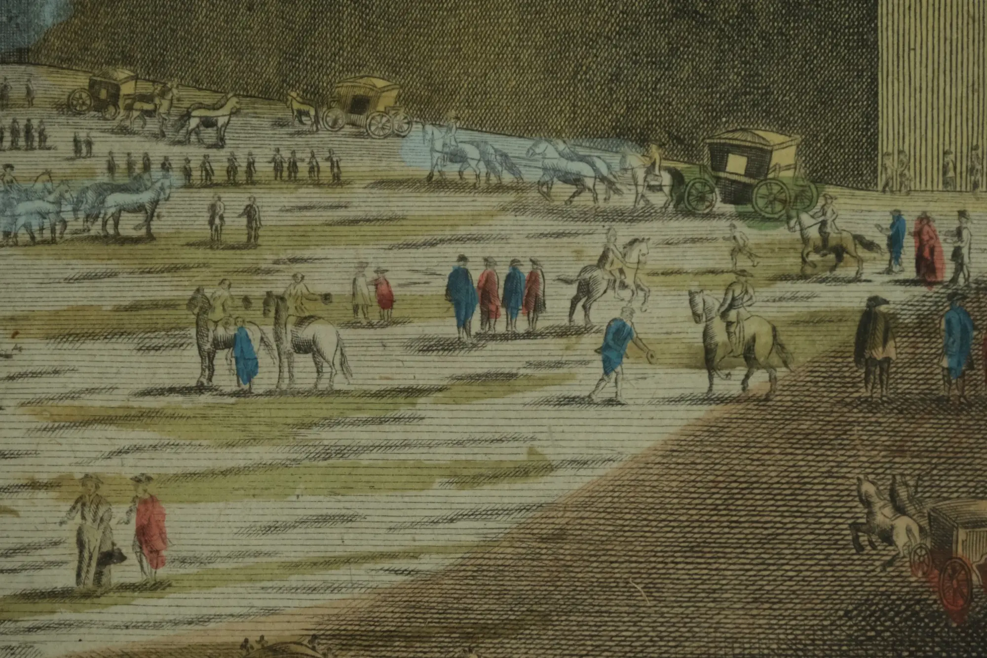 Grabado del Siglo XVIII de la Plaza Mayor de Madrid, Arte y Pintura, Siglo XVIII · vista 8/8