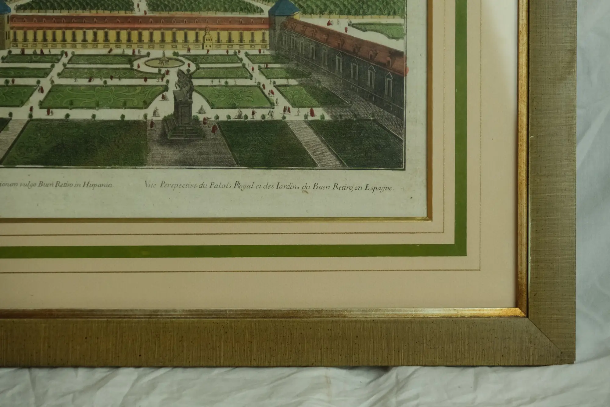 Grabado del Siglo XVIII del Jardín del Palacio Real de la Habana, Arte y Pintura, Siglo XVIII · vista 3/6