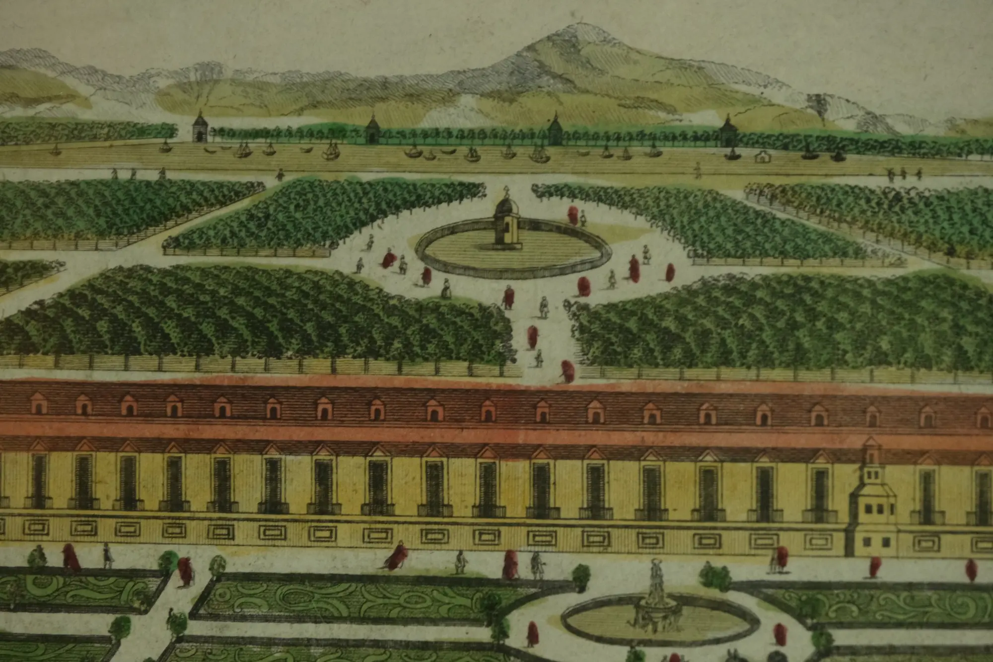 Grabado del Siglo XVIII del Jardín del Palacio Real de la Habana, Arte y Pintura, Siglo XVIII · vista 4/6
