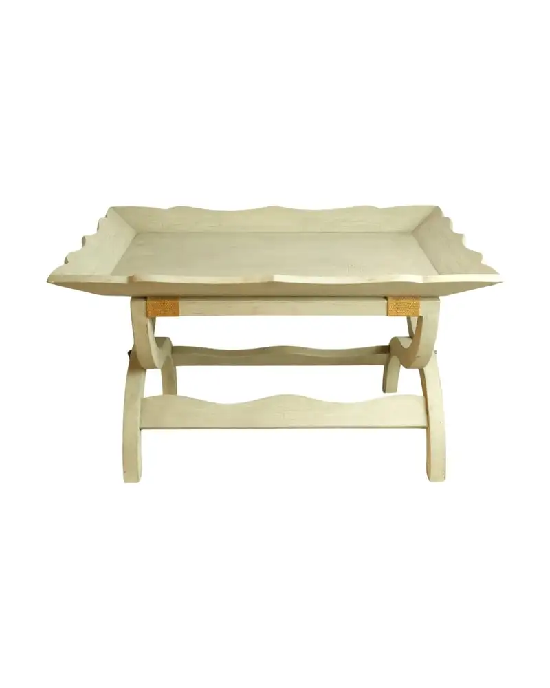 Mesa de Servicio del Siglo XX en Madera Clara