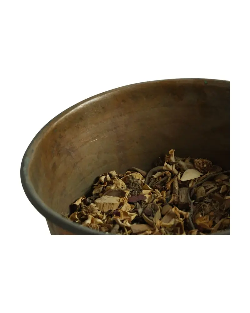 Cuenco de Cobre del Siglo XIX con Bordes de Hierro, Objetos Decorativos, Siglo XIX · vista 2/6