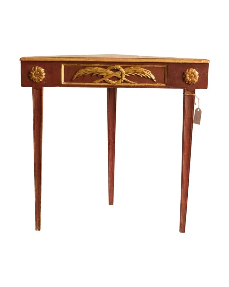 Mesa del Siglo XVIII con Decoración Dorada, Mesas, Siglo XVIII