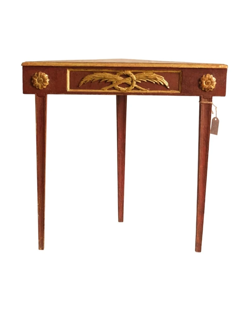 Mesa del Siglo XVIII con Decoración Dorada, Mesas, Siglo XVIII