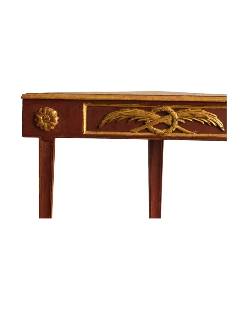 Mesa del Siglo XVIII con Decoración Dorada, Mesas, Siglo XVIII · vista 2/11