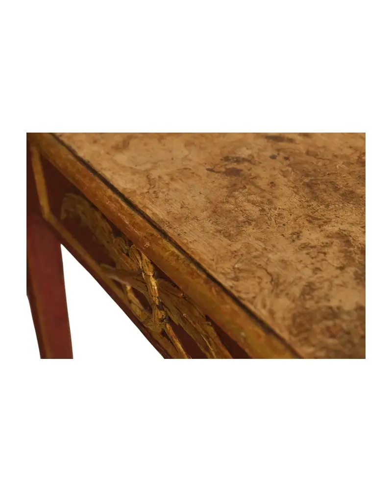 Mesa del Siglo XVIII con Decoración Dorada, Mesas, Siglo XVIII · vista 6/11