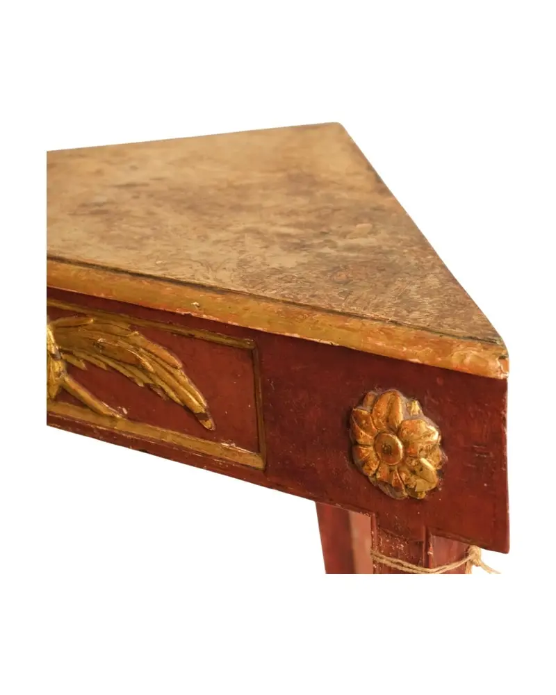 Mesa del Siglo XVIII con Decoración Dorada, Mesas, Siglo XVIII · vista 5/11