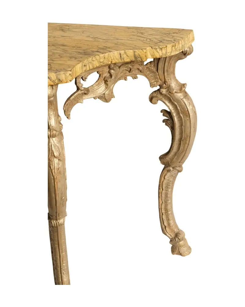 Mesa Consola del Siglo XVIII con Detalles Tallados, Mesas, Siglo XVIII · vista 4/9