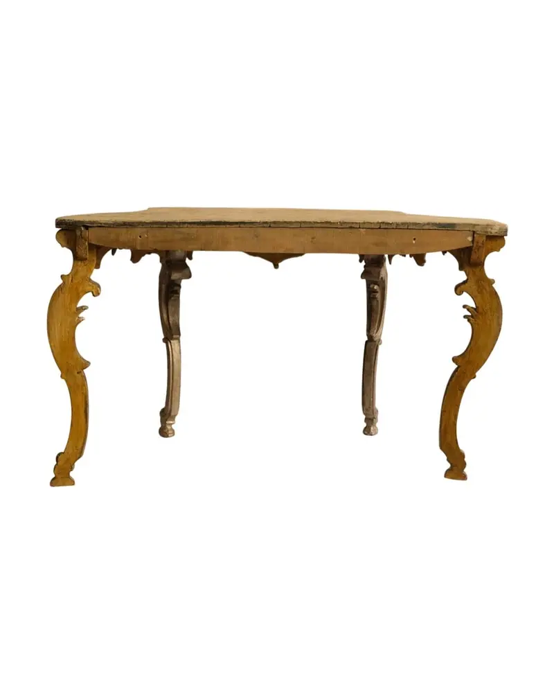 Mesa del Siglo XVIII con Tapa de Madera Tallada, Mesas, Siglo XVIII · vista 10/11