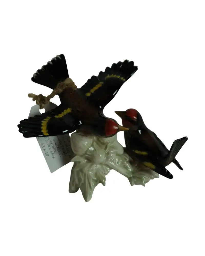 Escultura de Cerámica del Siglo XX de Dos Aves