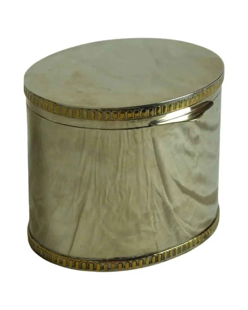Caja de Metal del Siglo XX con Tapa, Objetos Decorativos, Primera mitad del siglo XX · vista 3/8