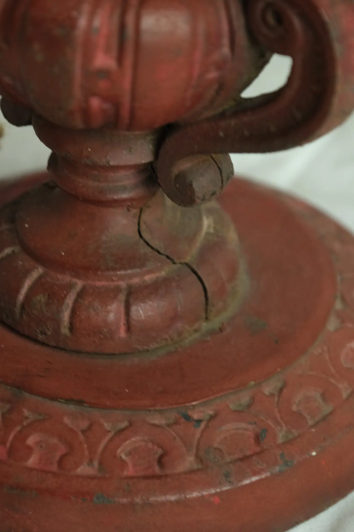 Soporte de Pluma del Siglo XIX en Hierro Fundido, Objetos Decorativos, Siglo XIX · vista 5/6