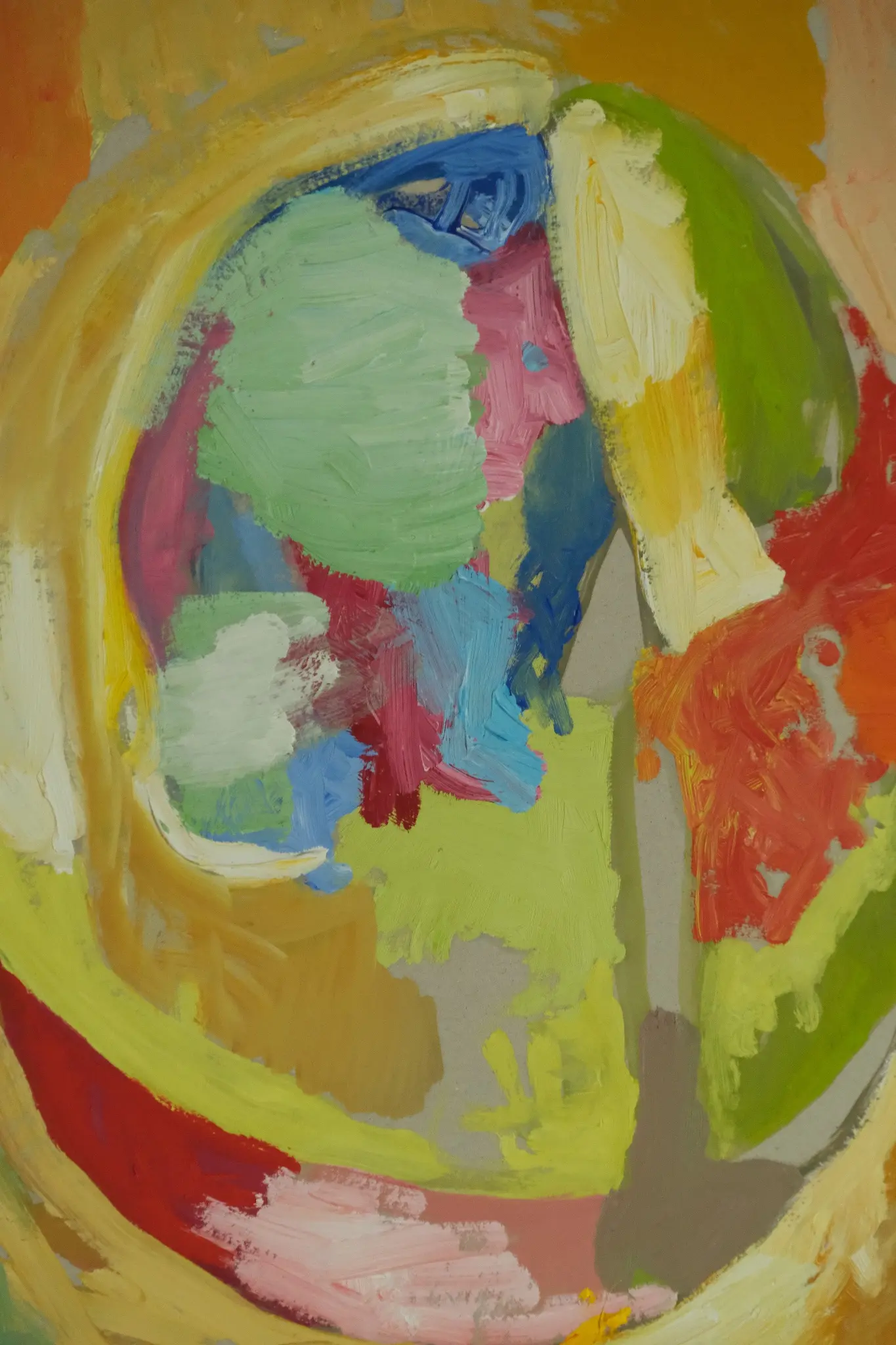 Pintura Abstracta del Siglo XX con Globo Terráqueo, Arte y Pintura, Primera mitad del siglo XX · vista 3/6