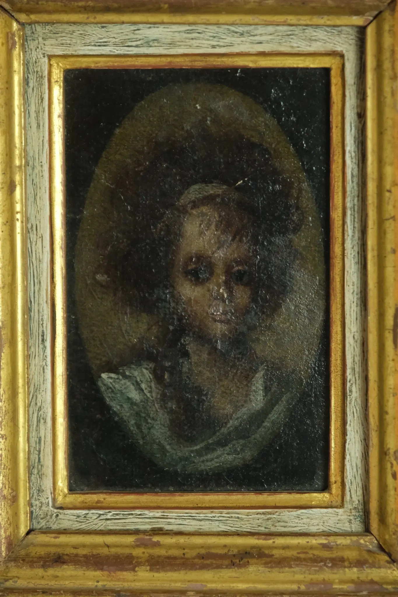 Retrato del Siglo XIX en Marco Dorado, Arte y Pintura, Siglo XIX · vista 2/7