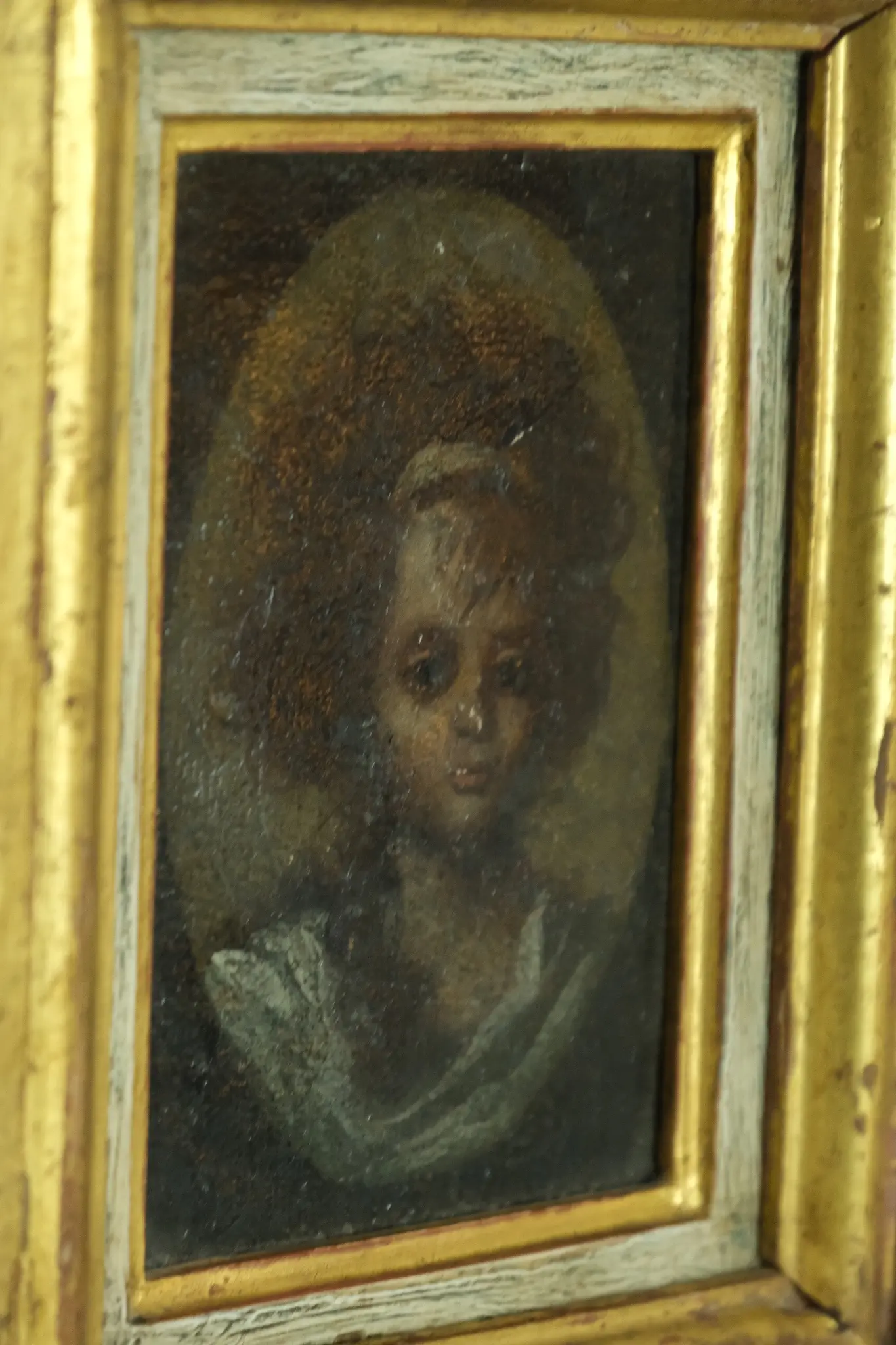Retrato del Siglo XIX en Marco Dorado, Arte y Pintura, Siglo XIX · vista 4/7