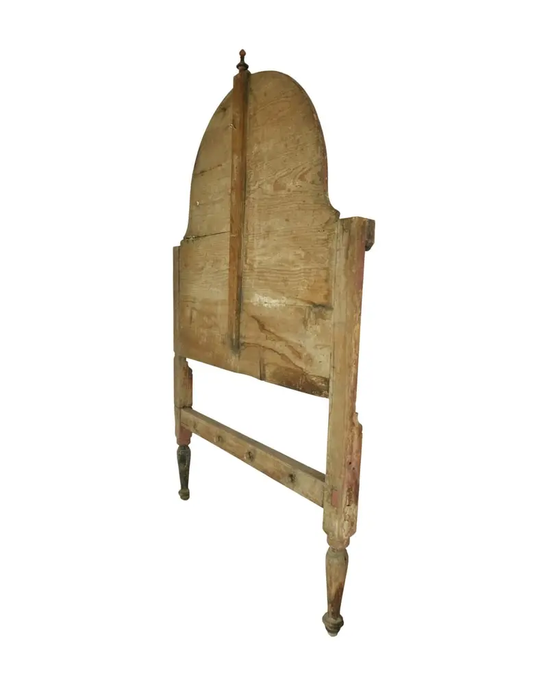 Cabecero de Cama del Siglo XIX con Decoración Pintada, Camas, Siglo XIX · vista 15/17