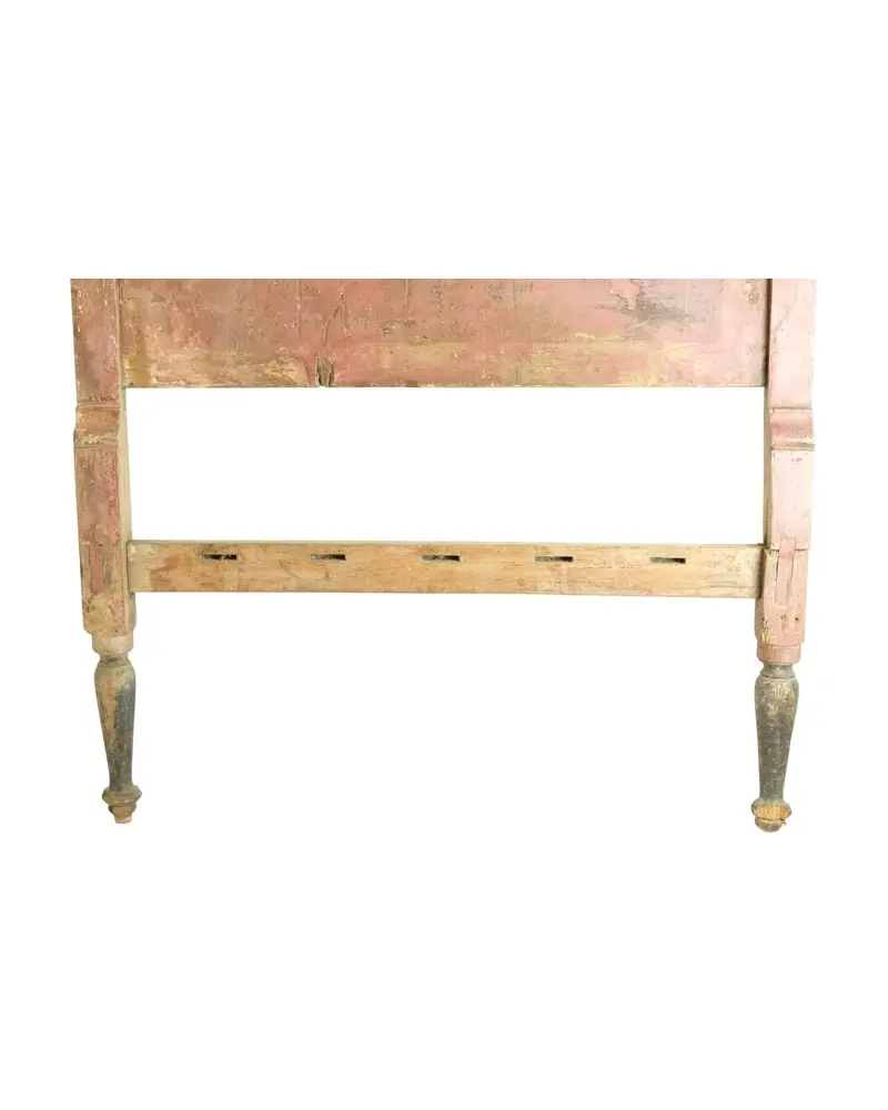 Cabecero de Cama del Siglo XIX con Decoración Pintada, Camas, Siglo XIX · vista 4/17