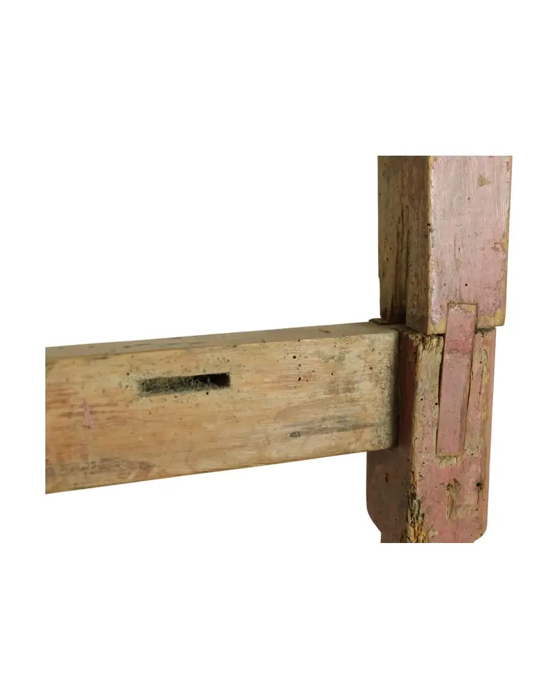 Cabecero de Cama del Siglo XIX con Decoración Pintada, Camas, Siglo XIX · vista 8/17