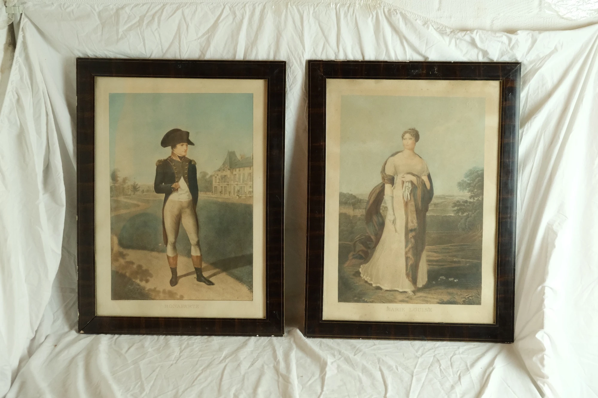 Pareja de Grabados del Siglo XIX: Napoleón y María Luisa, Arte y Pintura, Siglo XIX