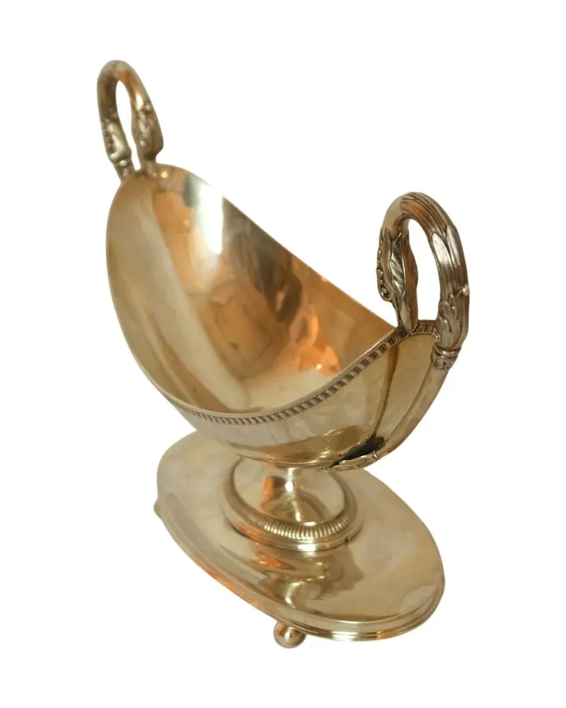 Centro de Mesa del Siglo XIX en Plata, Objetos Decorativos, Siglo XIX · vista 3/9