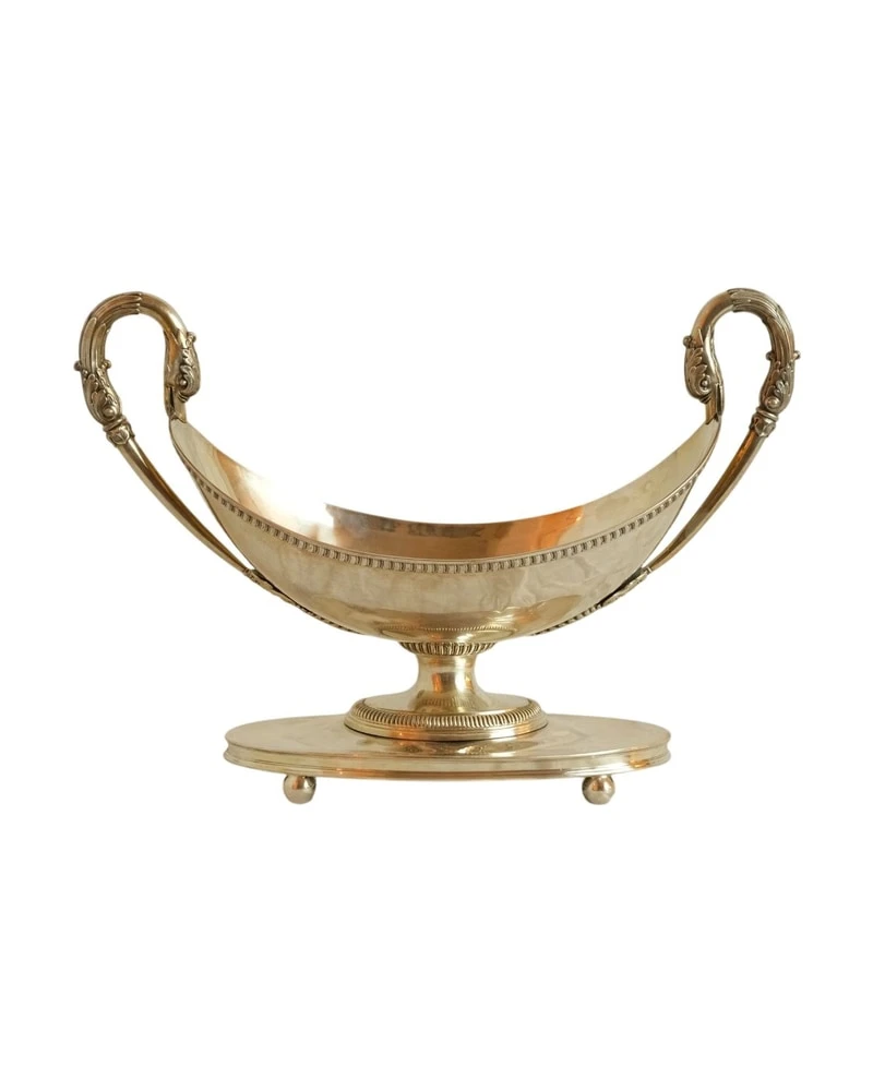 Centro de Mesa del Siglo XIX en Plata, Objetos Decorativos, Siglo XIX