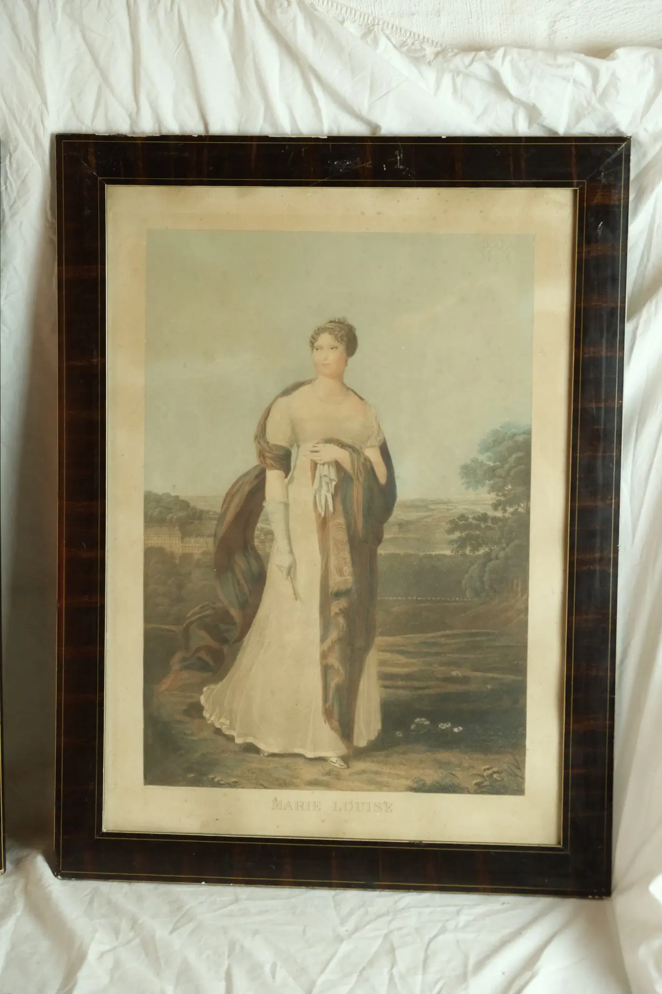 Pareja de Retratos del Siglo XIX en Marco de Madera, Arte y Pintura, Siglo XIX · vista 3/13