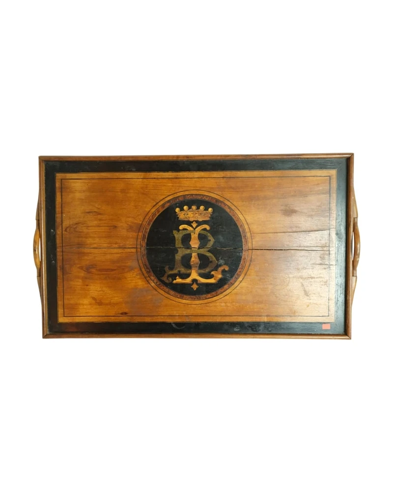 Mesa del Siglo XIX con Incrustaciones de Madera, Mesas, Siglo XIX