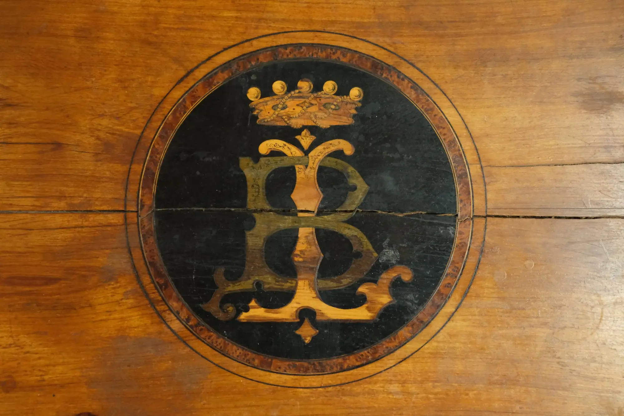 Mesa del Siglo XIX con Incrustaciones de Madera, Mesas, Siglo XIX · vista 2/9