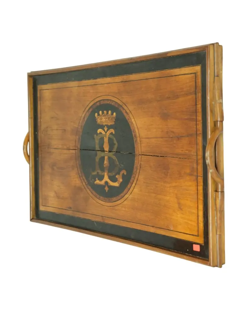 Mesa del Siglo XIX con Incrustaciones de Madera, Mesas, Siglo XIX · vista 3/9