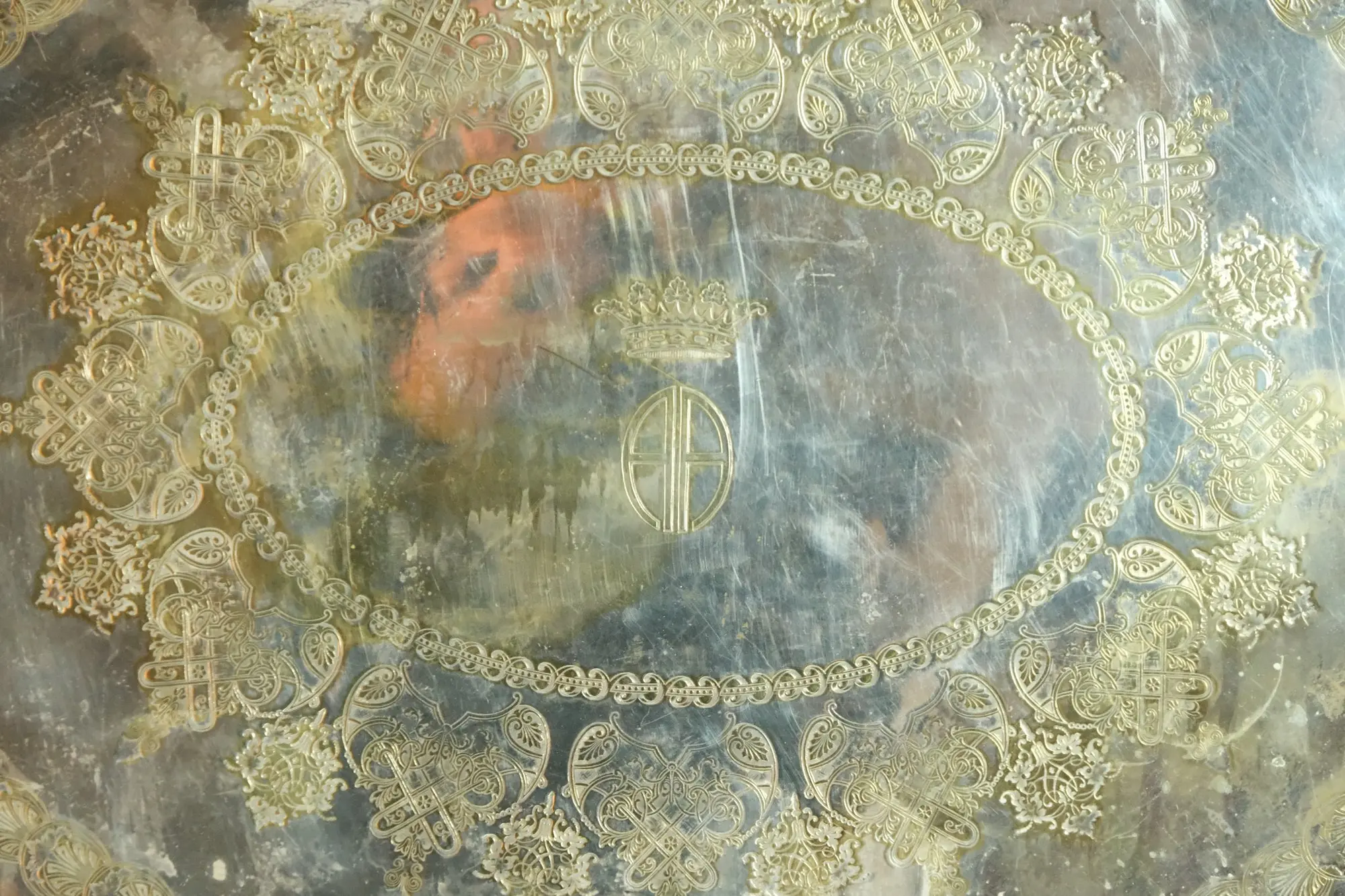 Bandeja Ovalada del Siglo XIX Plateda, Objetos Decorativos, Siglo XIX · vista 6/15