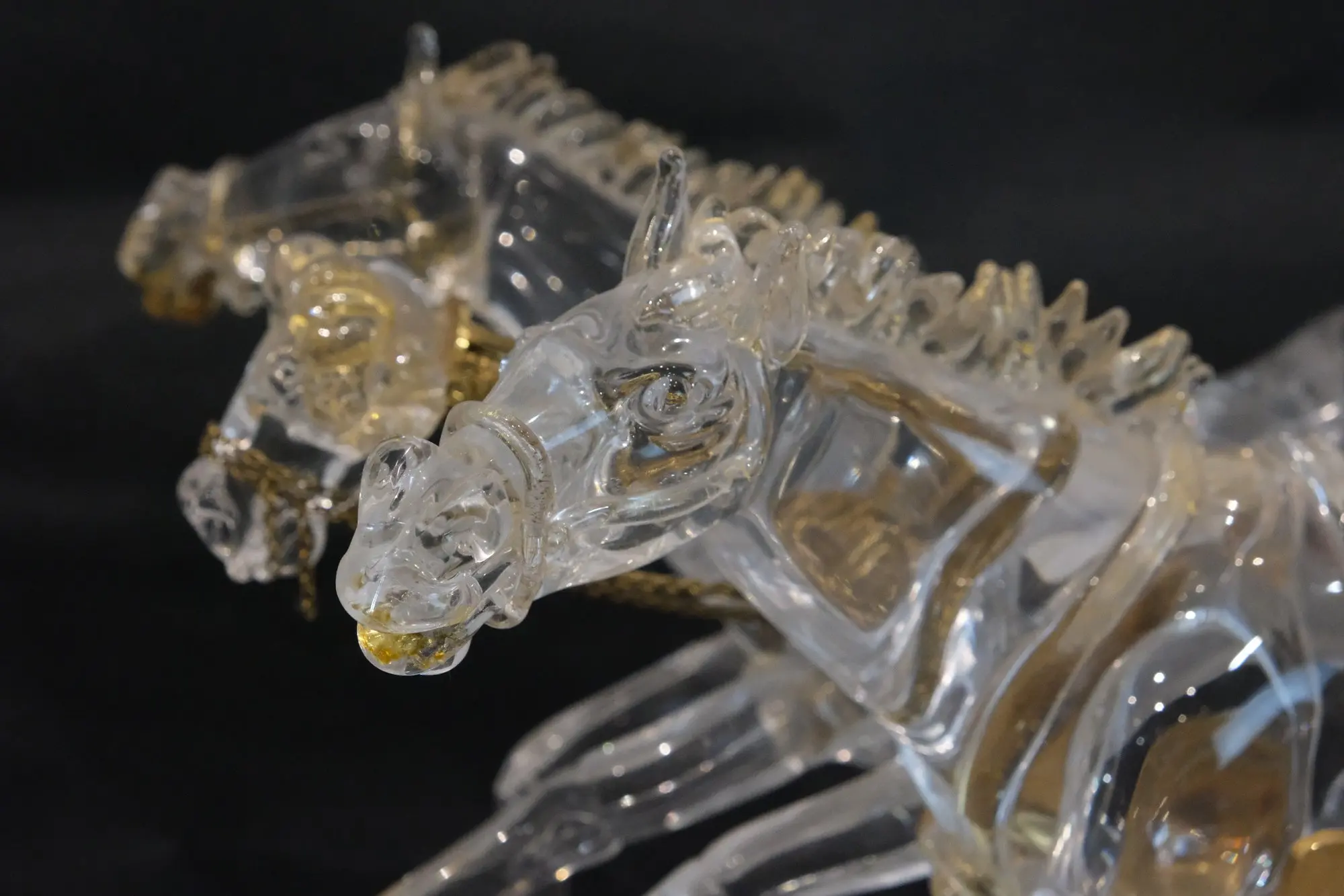 Carruaje Imperial de Cristal de Murano, Midcentury, Italiano
