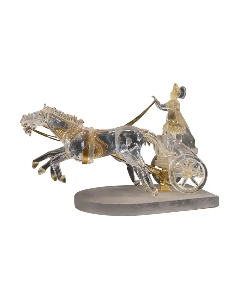 Carruaje Imperial de Cristal de Murano, Midcentury, Italiano