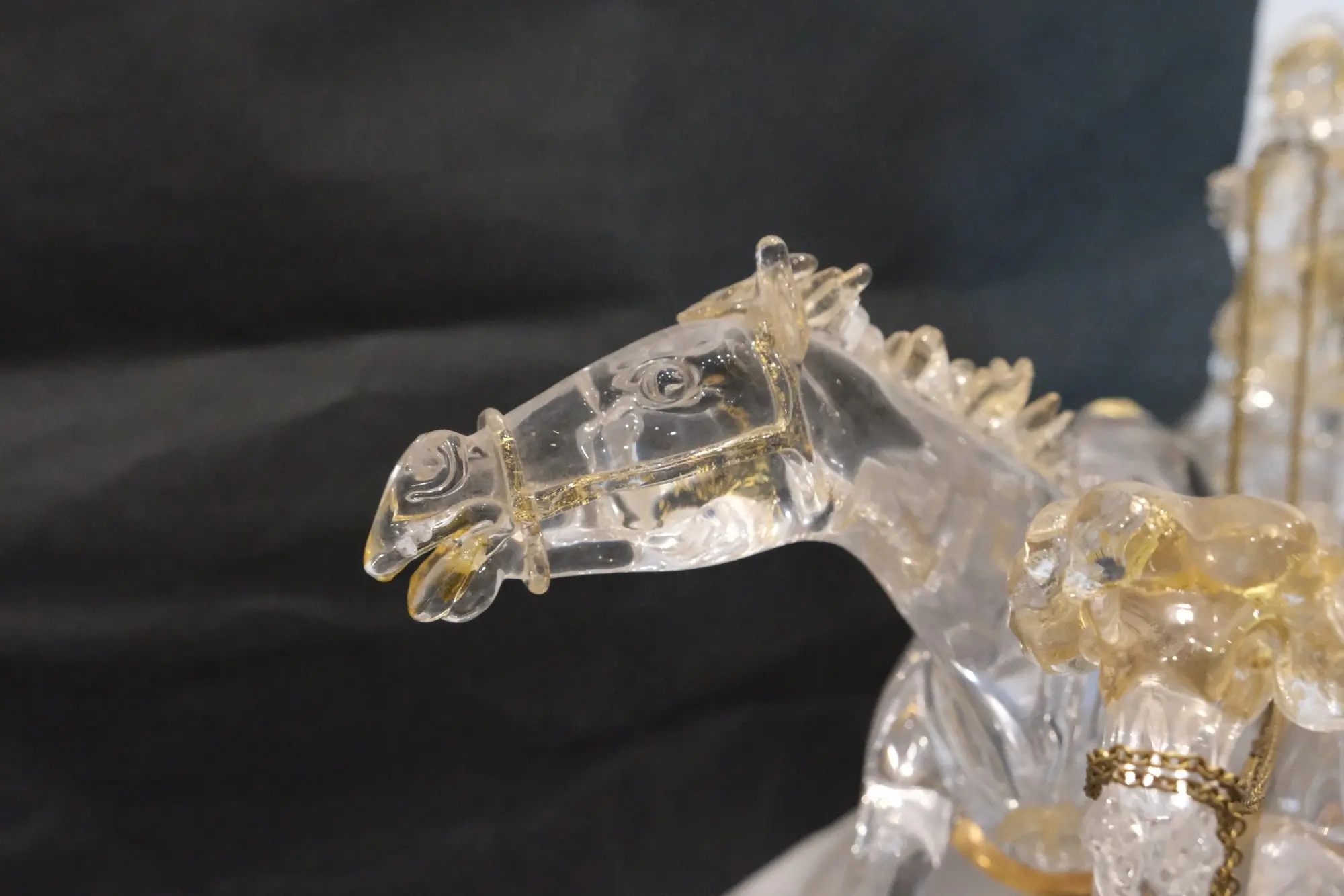 Carruaje Imperial de Cristal de Murano, Midcentury, Italiano