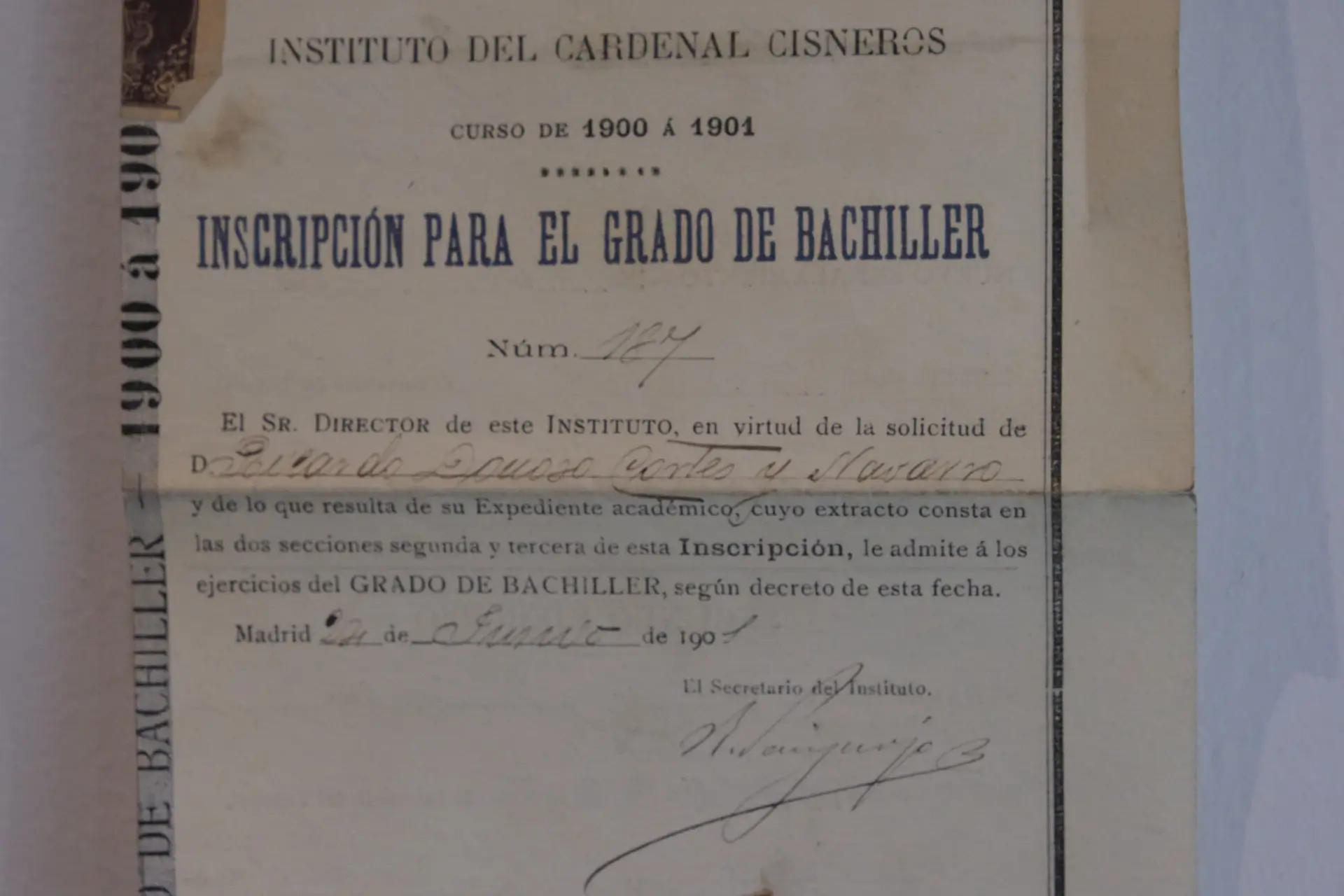 Lote completo de Ricardo Donoso Cortés joven, siglo XIX: documentación, esbozos y retrato, Arte y Pintura, Sig · vista 12/17