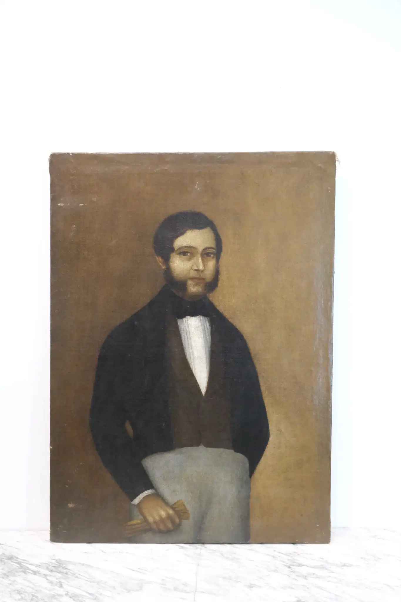 Lote completo de Ricardo Donoso Cortés joven, siglo XIX: documentación, esbozos y retrato