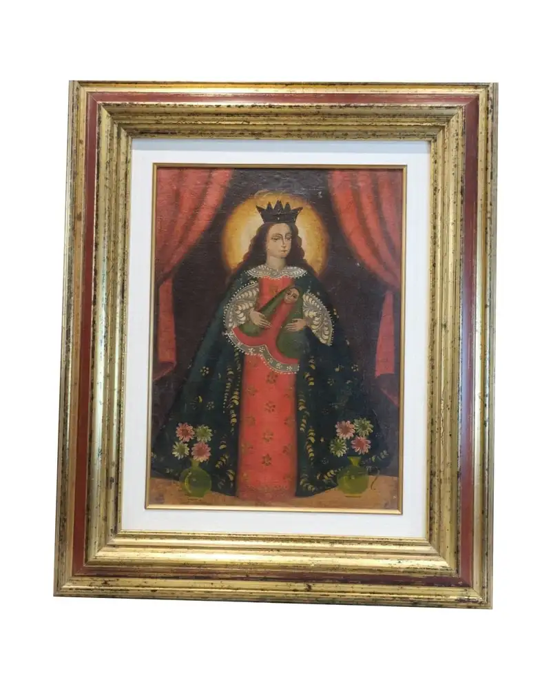 Peinture Religieuse Coloniale, XIXe Siècle