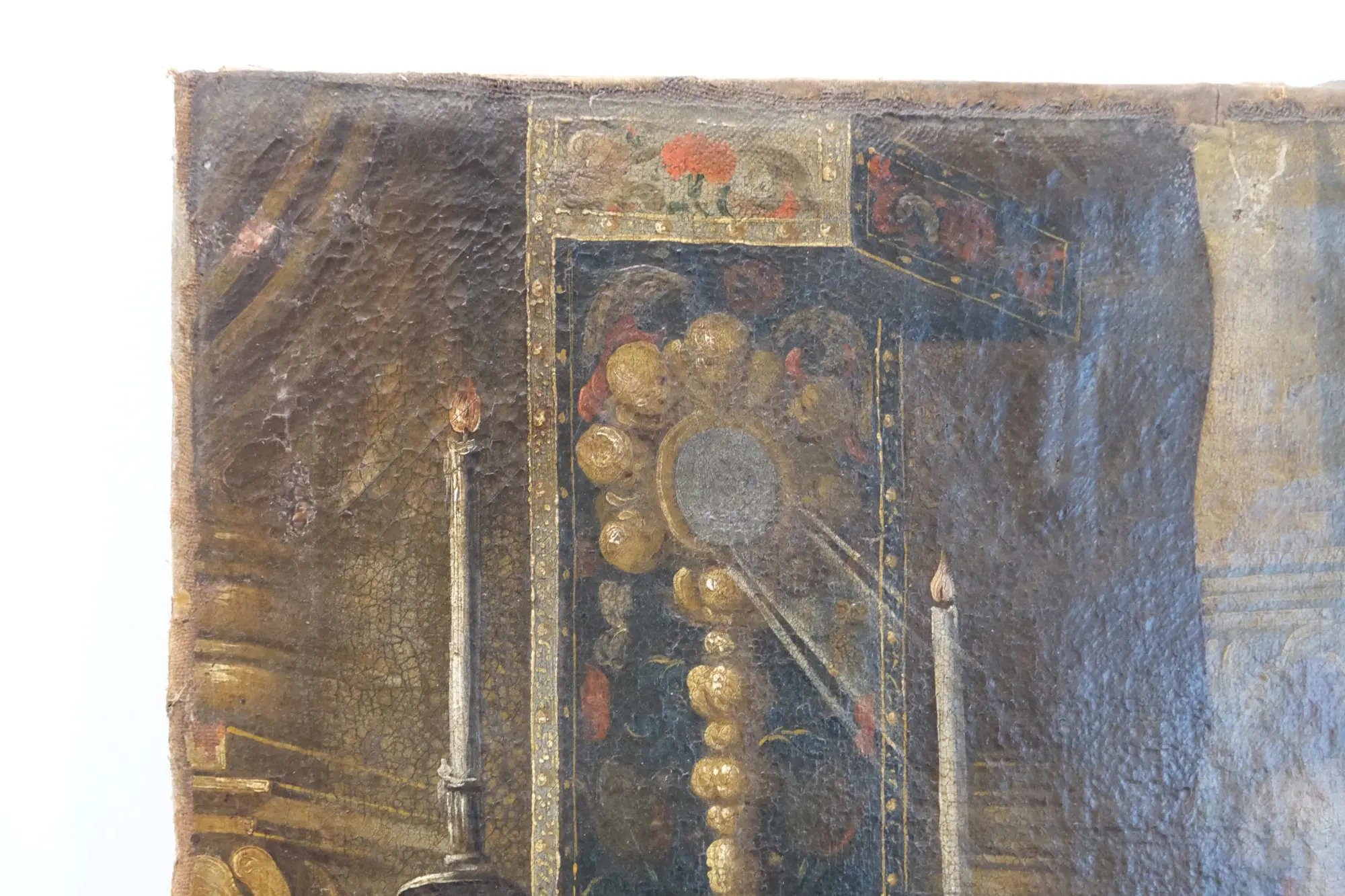 Pintura Religiosa de San Antonio de Pádua del Siglo XVIII · vista 4/10