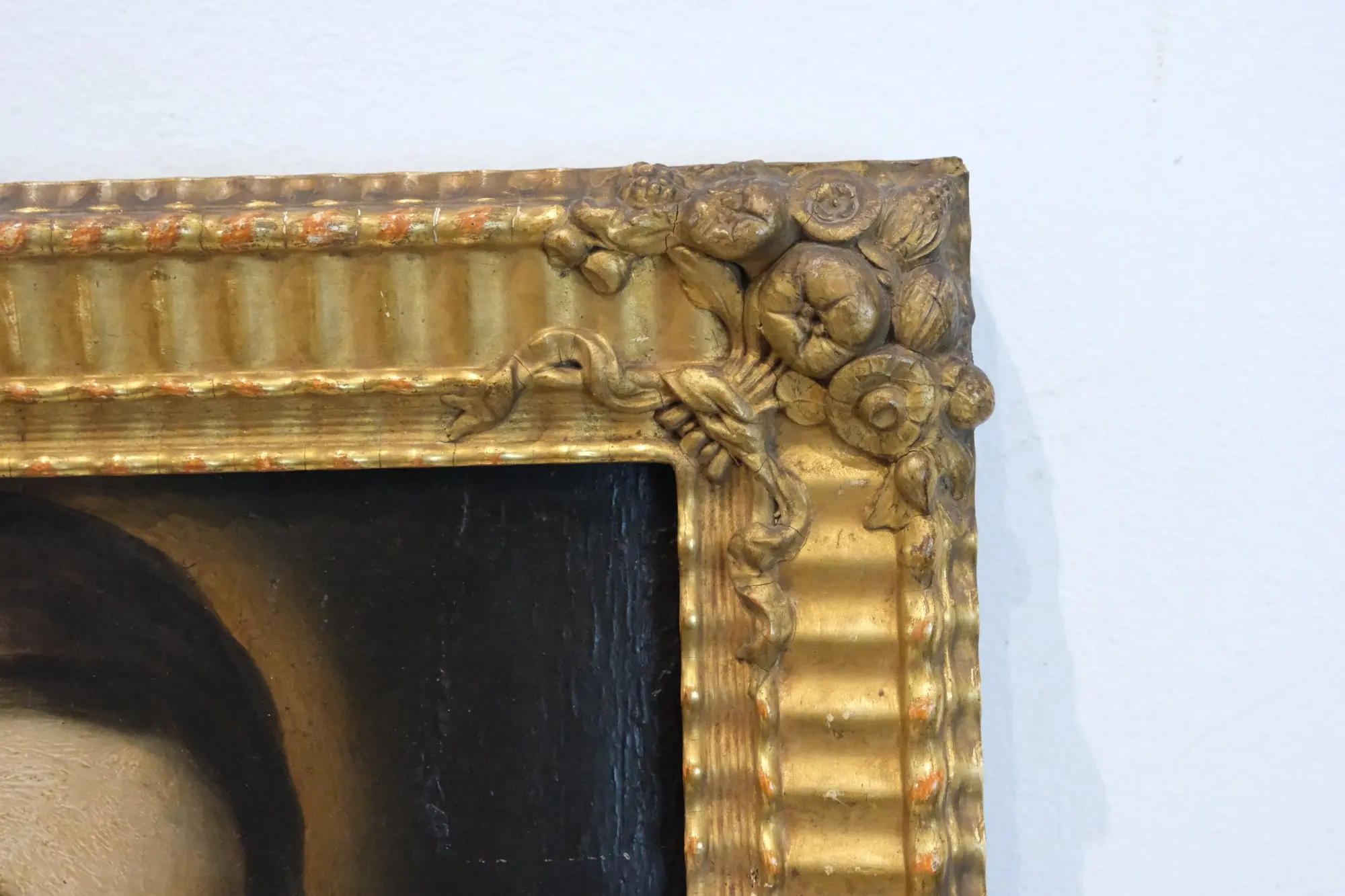 Óleo de la Virgen Maria del Siglo XVIII Sobre Madera · vista 4/8