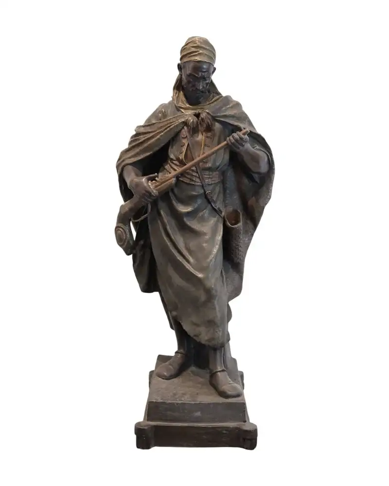Estatua de Árabe de Friedrich Goldscheider, Siglo XIX
