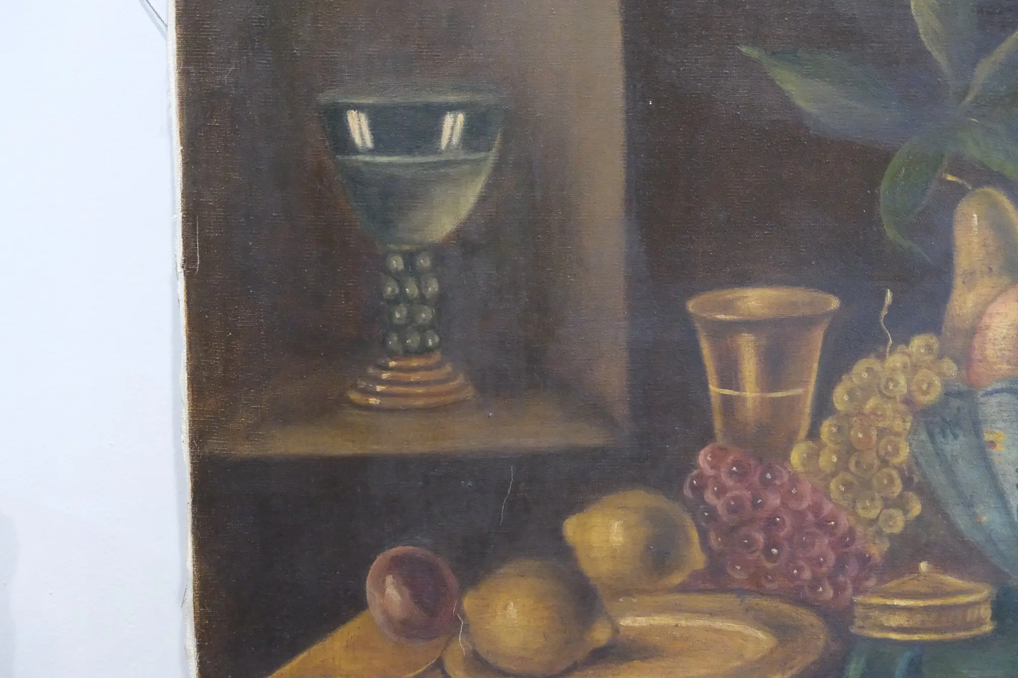 Bodegón Español, Óleo Sobre Lienzo, Siglo XX, con Firma · vista 3/6
