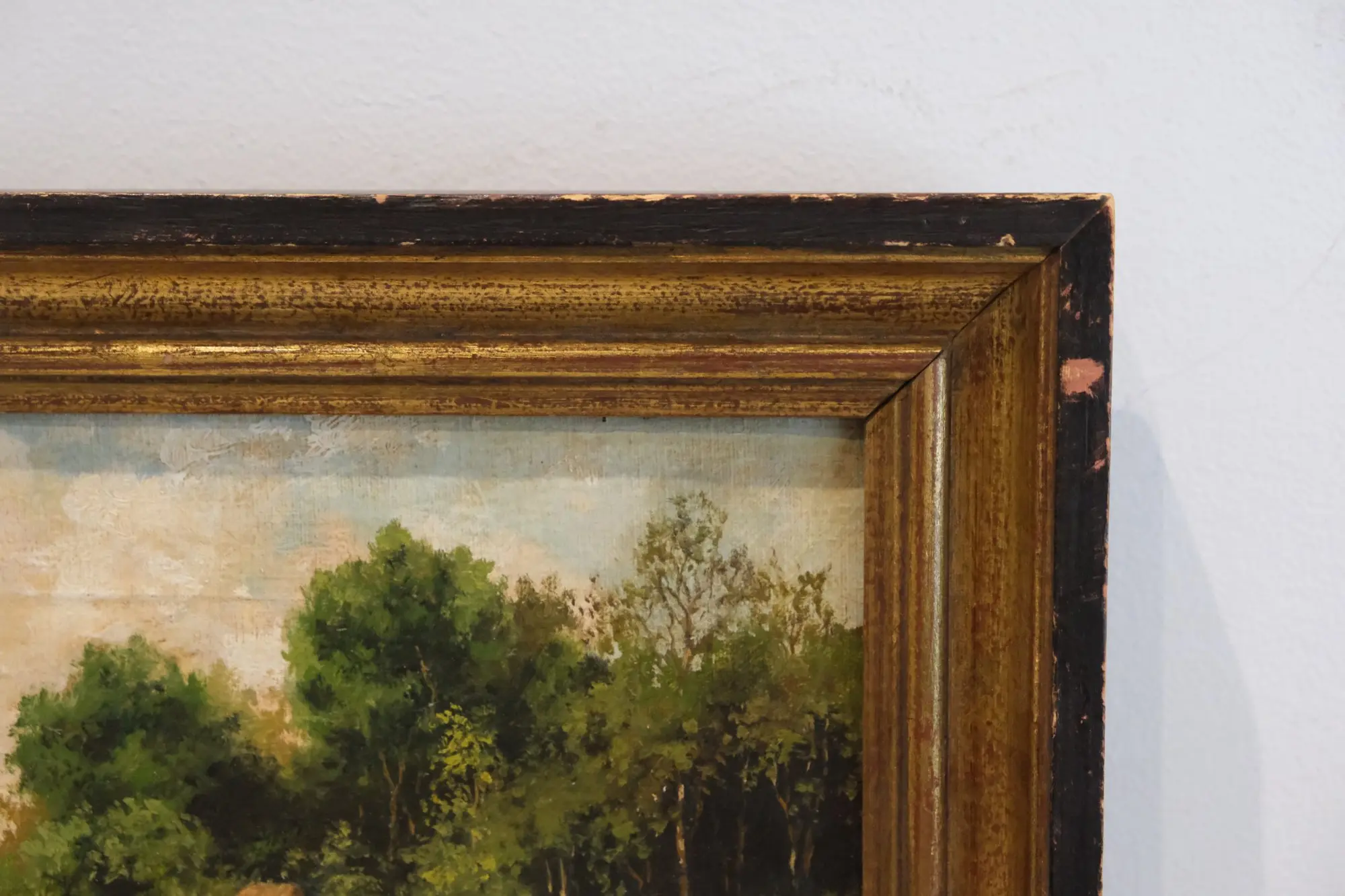 Óleo Atribuido a Amorsolo, 1959, Manila · vista 6/9