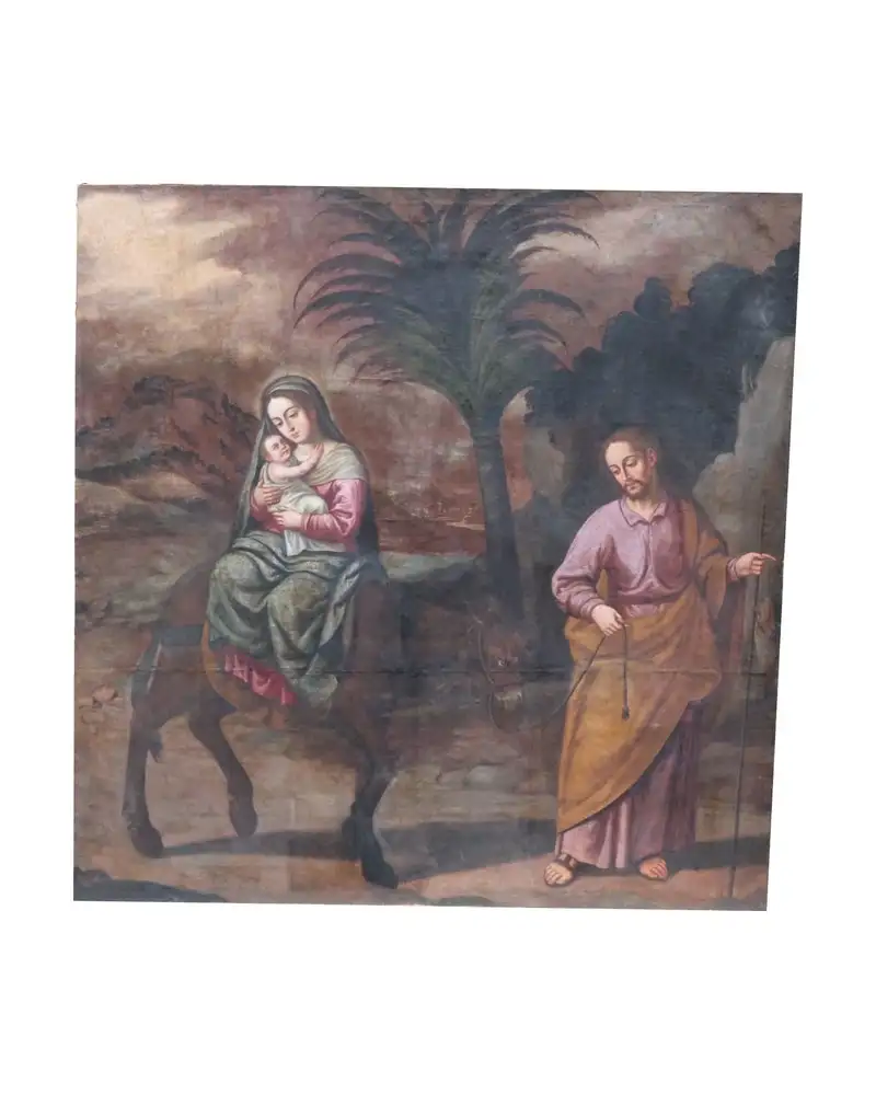 Gregorio Vázquez de Arce y Ceballos, “la Huida à Egypte”, XVIIe siècle