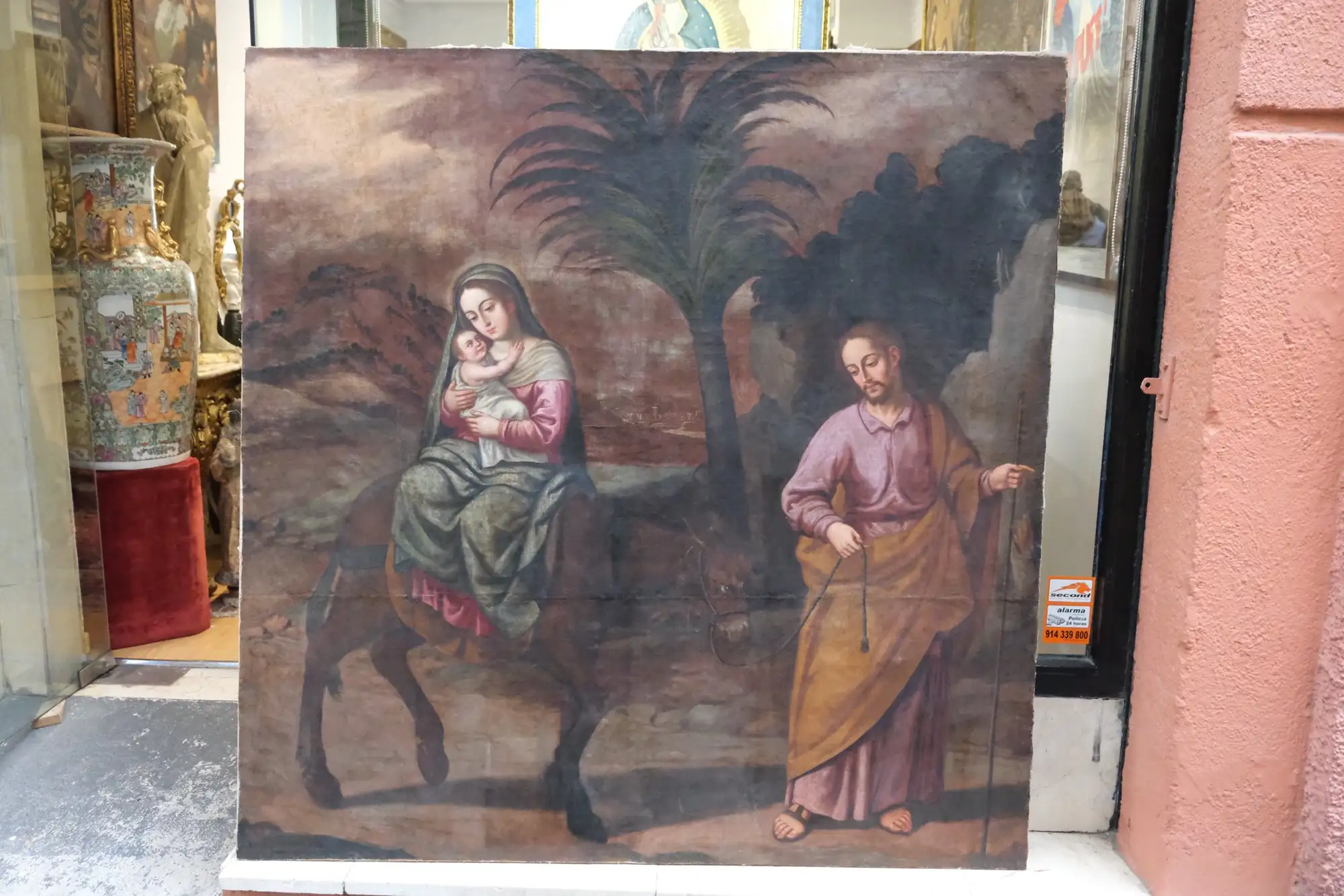 Gregorio Vázquez de Arce y Ceballos, “la Huida a Egipto”, Siglo XVII