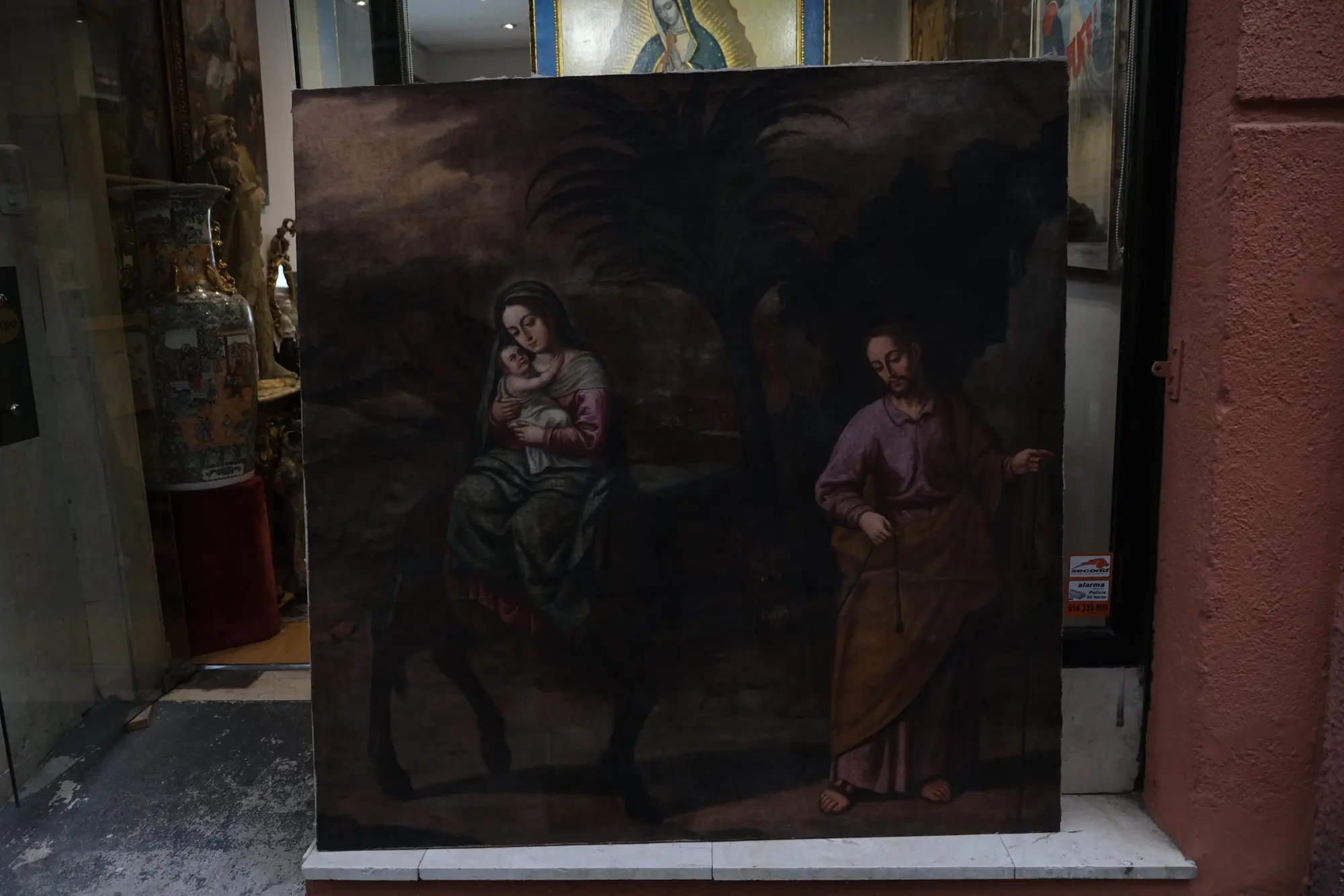 Gregorio Vázquez de Arce y Ceballos, “la Huida a Egipto”, Siglo XVII · vista 5/16