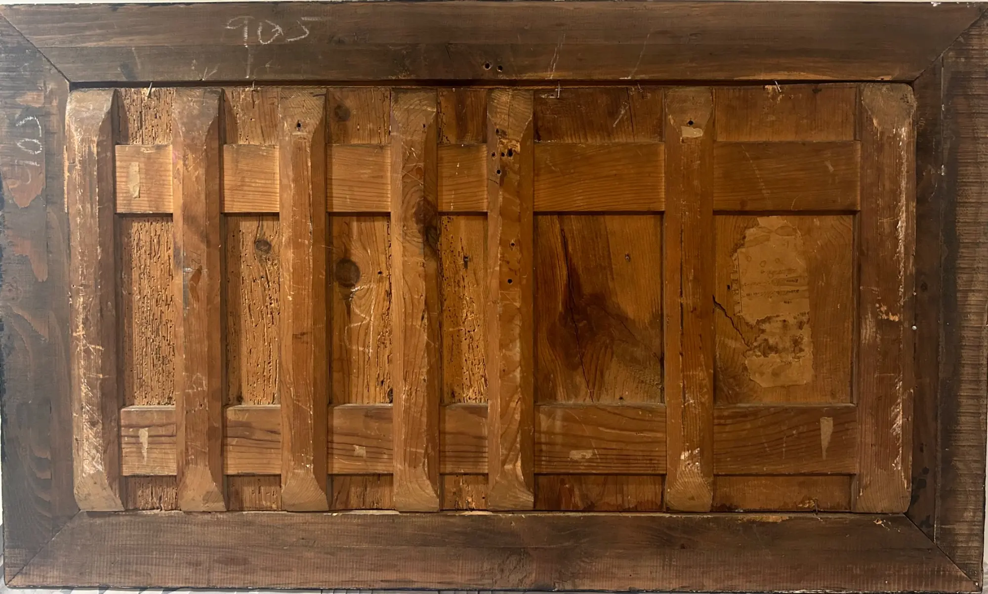 Jagdlanschaft, Öl auf Holz, 17.-18. Jahrhundert · Ansicht 5/5