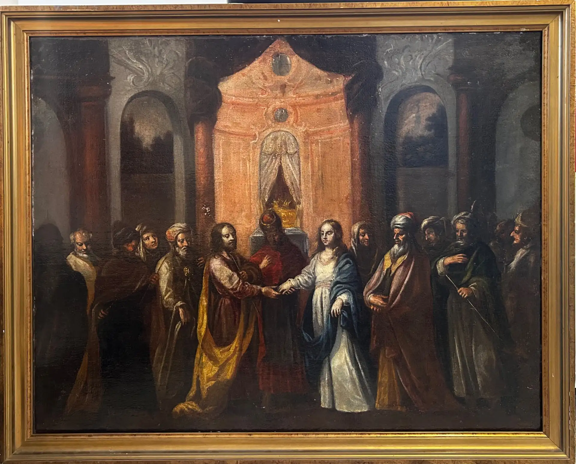Los Desposorios de la Virgen, Matías de Arteaga y Alfaro