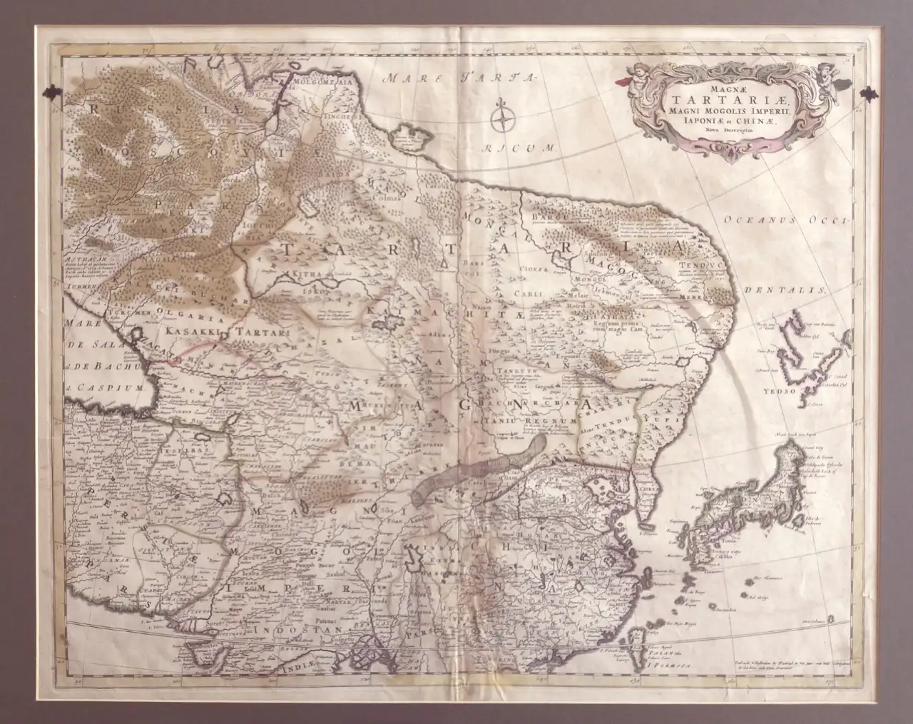 Tartary Map Frederick de Wit, XVII