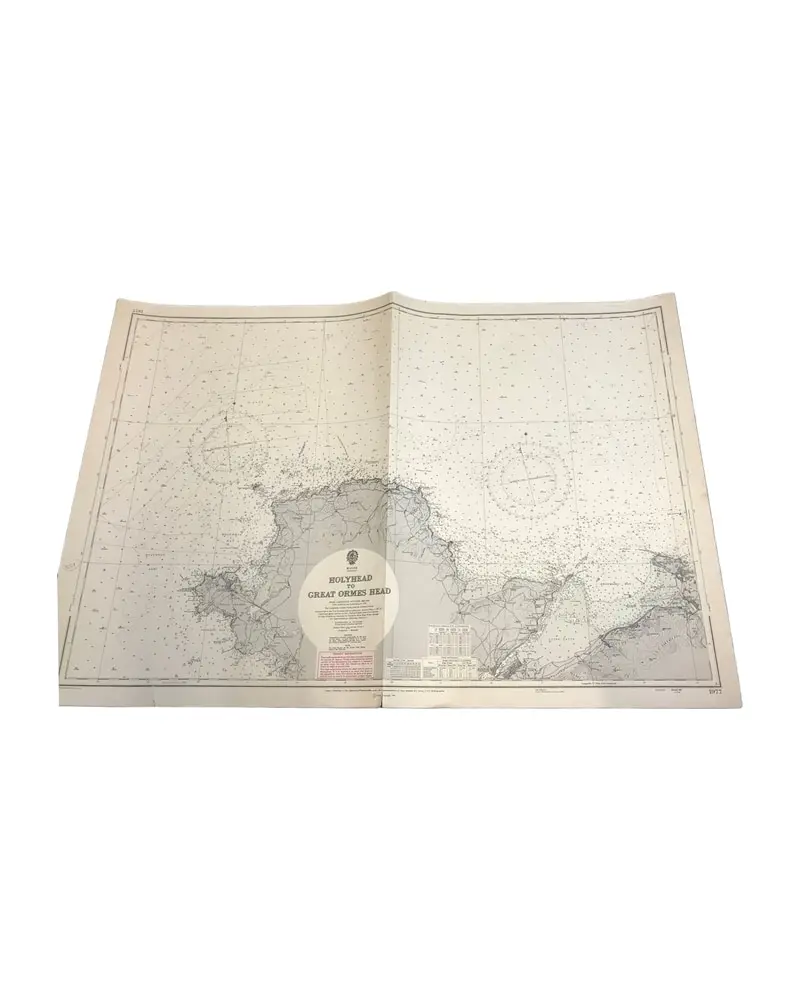 Nautical Chart from 1961, Wales: Holyhead to Great Ormes Head