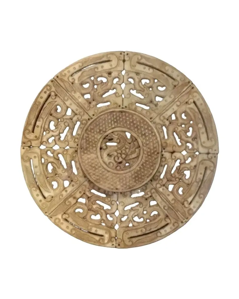 Jadeplaquette, Chinese reproductie, tweede helft 20e eeuw · weergave 2/4