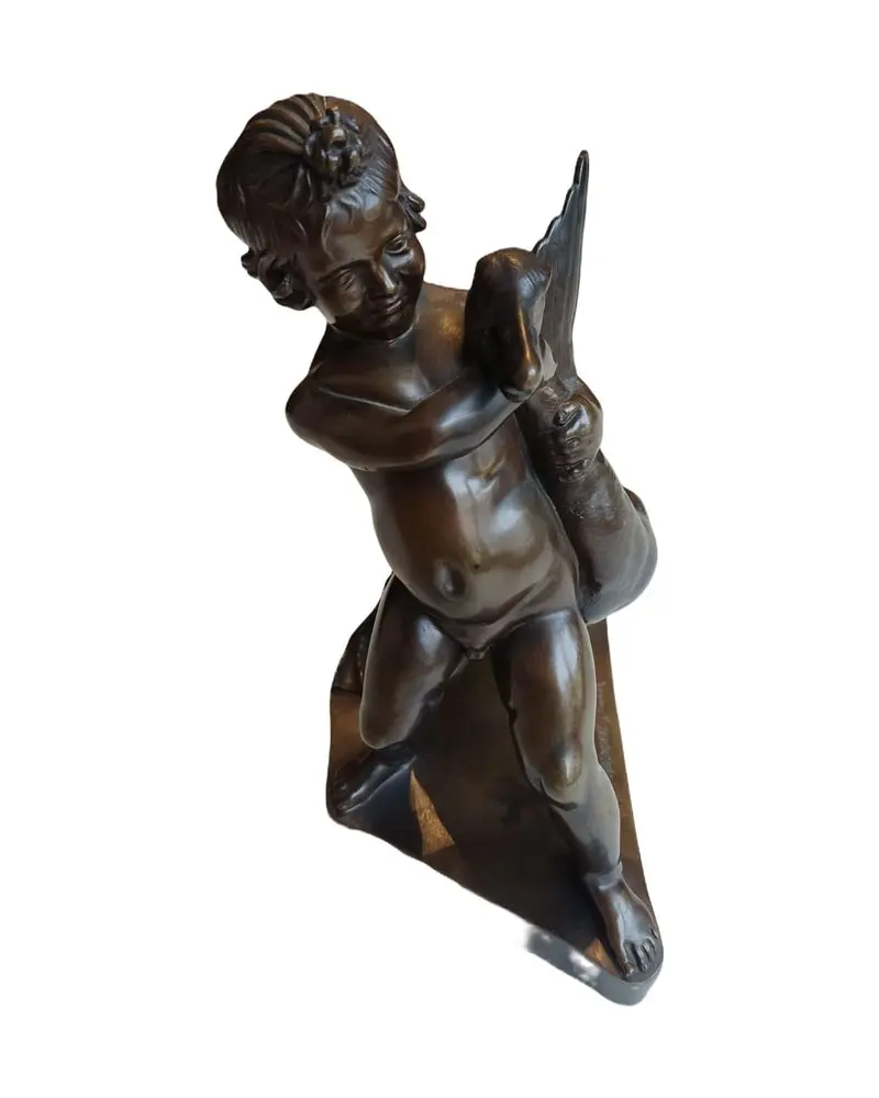 Sculpture of Hercules with the Goose from the 19th Century - 3/6