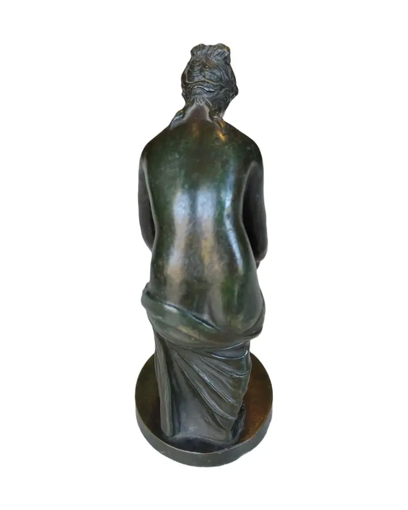 19th Century Neoclassical Bronze Figure with Fountain - 3/5